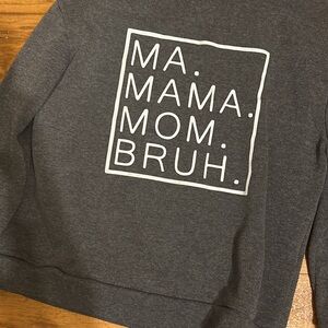 Gray Graphic Sweatshirt